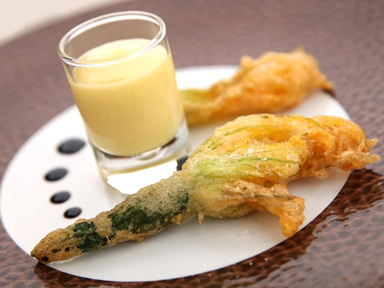 Tempura de Flor de Calabacin