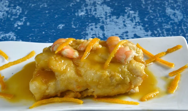 Merluza en Salsa de Naranja