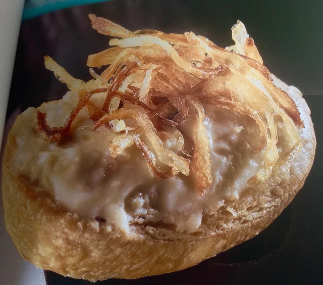 Vol-au-vent de Rape y Crema de Puerros